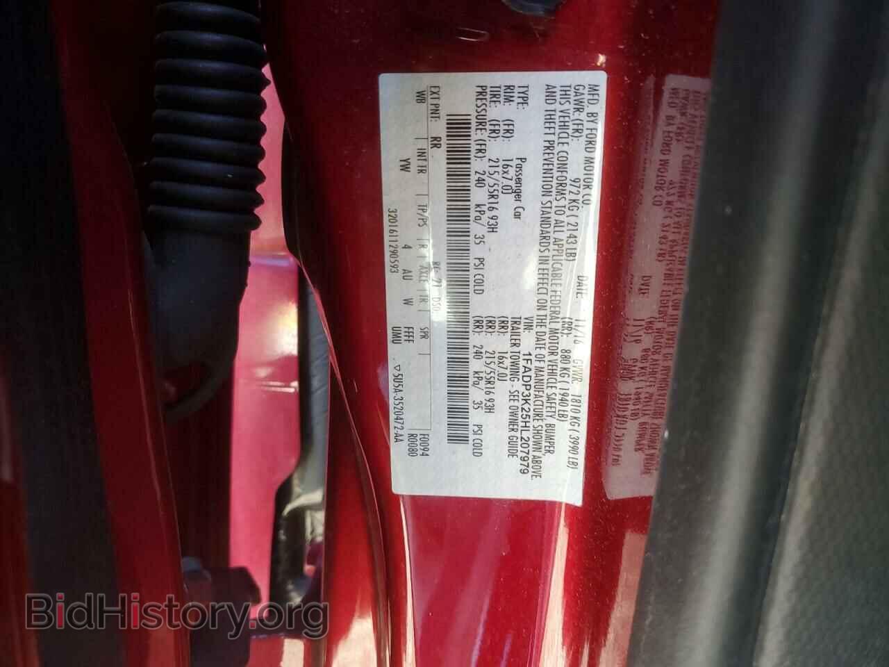 2017 FORD FOCUS - VIN: 1FADP3K25HL207979 - Photo 13