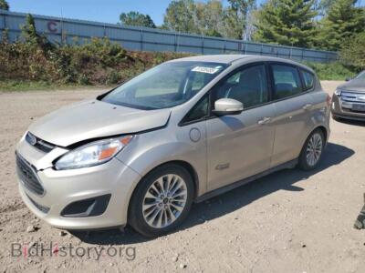 2017 Ford CMAX SE, светло-коричневый — VIN 1FADP5EU5HL101184, Copart
