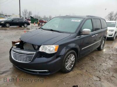 2014 Chrysler MINIVAN TOURING L, blue — VIN 2C4RC1CG3ER108039, Copart