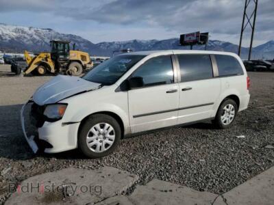 2013 Dodge CARAVAN SE, white — VIN 2C4RDGBG5DR773931, Copart