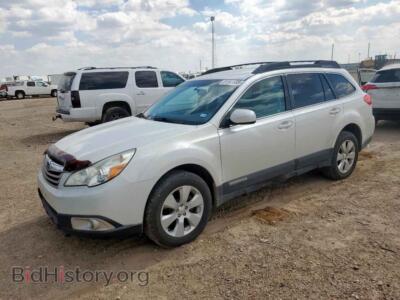 2011 Subaru OUTBACK 2.5I Premium, белый — VIN 4S4BRBBC2B3386029, Copart