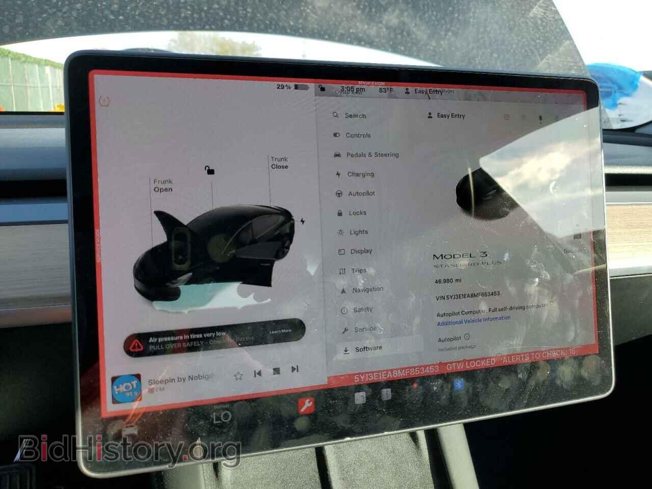 2021 TESLA MODEL 3 - VIN: 5YJ3E1EA8MF853453 - Фото 9