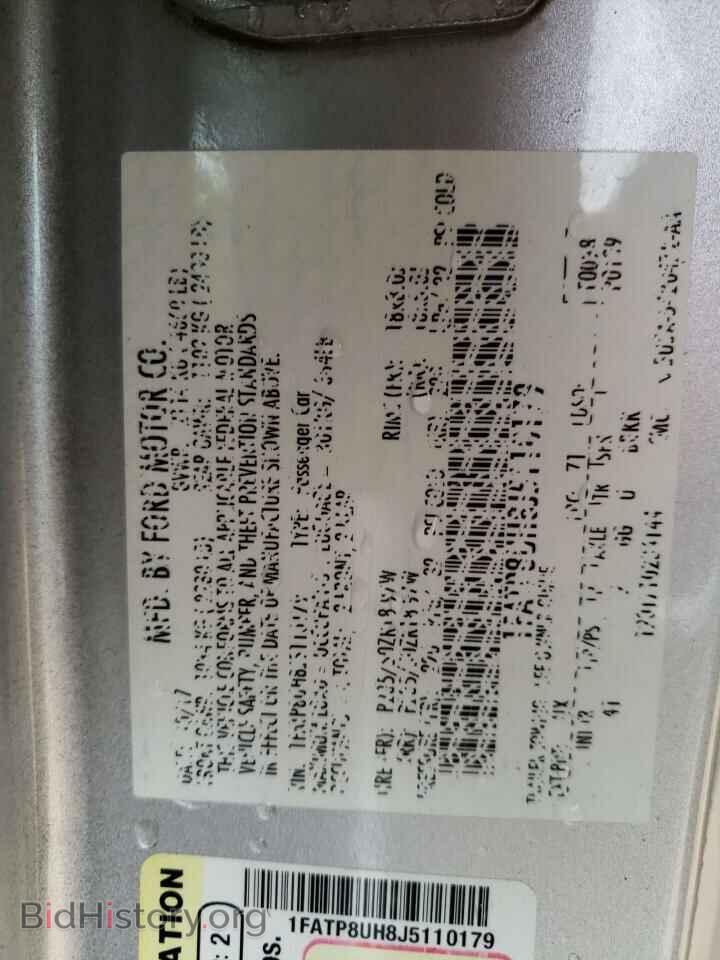 2018 FORD ALL Models - VIN: 1FATP8UH8J5110179 - Photo 12