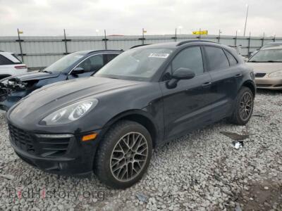 2017 Porsche MACAN, черный — VIN WP1AA2A50HLB00793, Copart