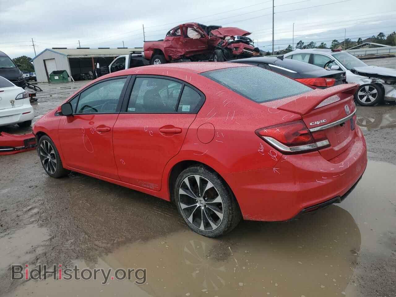 2013 HONDA CIVIC - VIN: 2HGFB6E55DH708730 - Фото 2