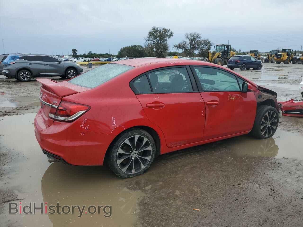 2013 HONDA CIVIC - VIN: 2HGFB6E55DH708730 - Фото 3