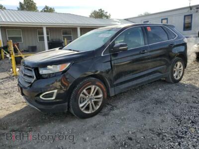 2015 Ford EDGE SEL, черный — VIN 2FMTK3J87FBB08616, Copart