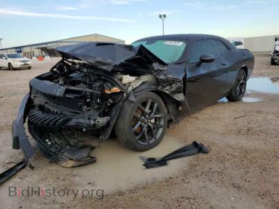 2023 Dodge CHALLENGER SXT, черный — VIN 2C3CDZAG7PH567348, Copart