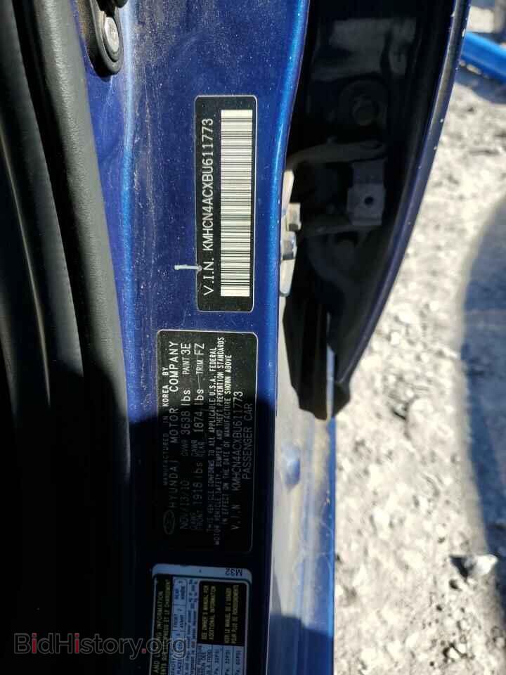 2011 HYUNDAI ACCENT - VIN: KMHCN4ACXBU611773 - Фото 12