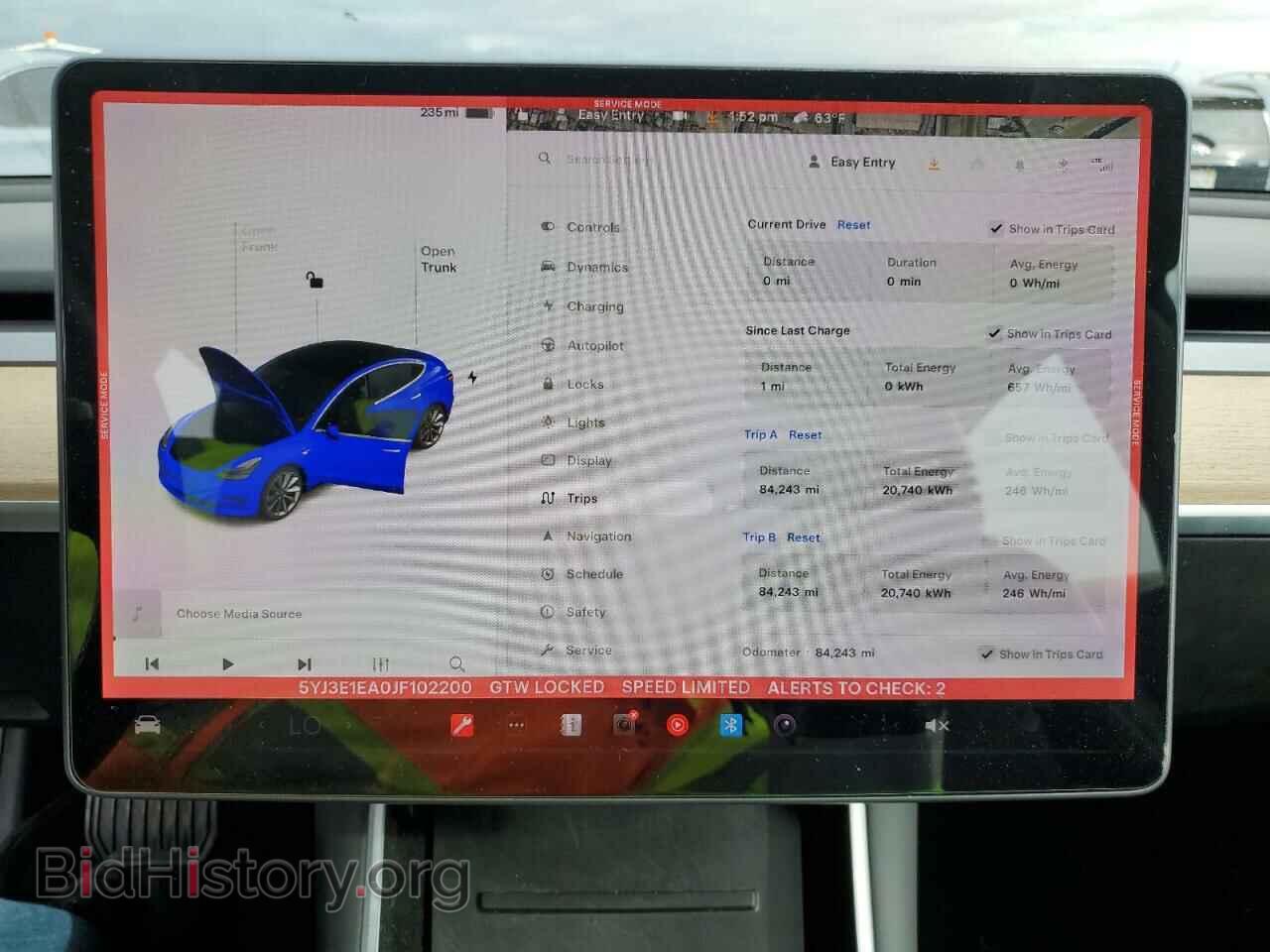 2018 TESLA MODEL 3 - VIN: 5YJ3E1EA0JF102200 - Фото 9
