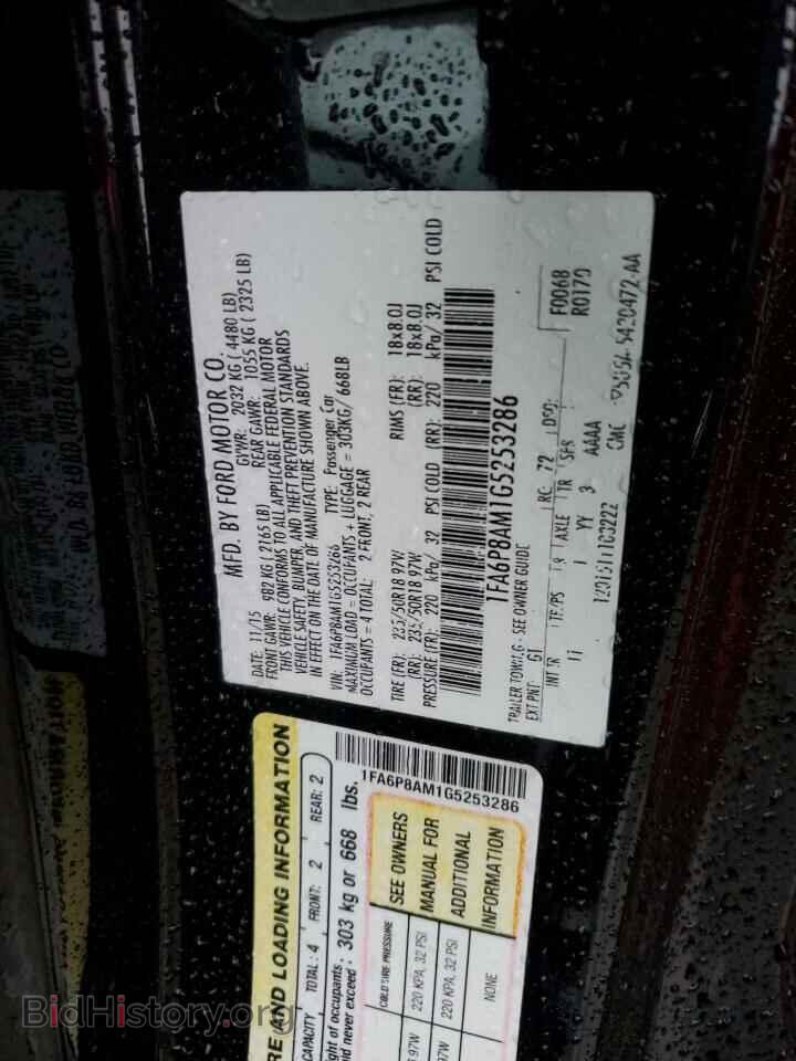 2016 FORD ALL Models - VIN: 1FA6P8AM1G5253286 - Photo 12