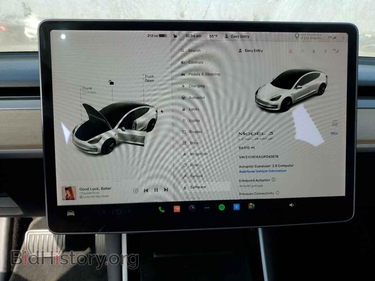 2018 TESLA MODEL 3 - VIN: 5YJ3E1EA2JF043876 - Photo 9