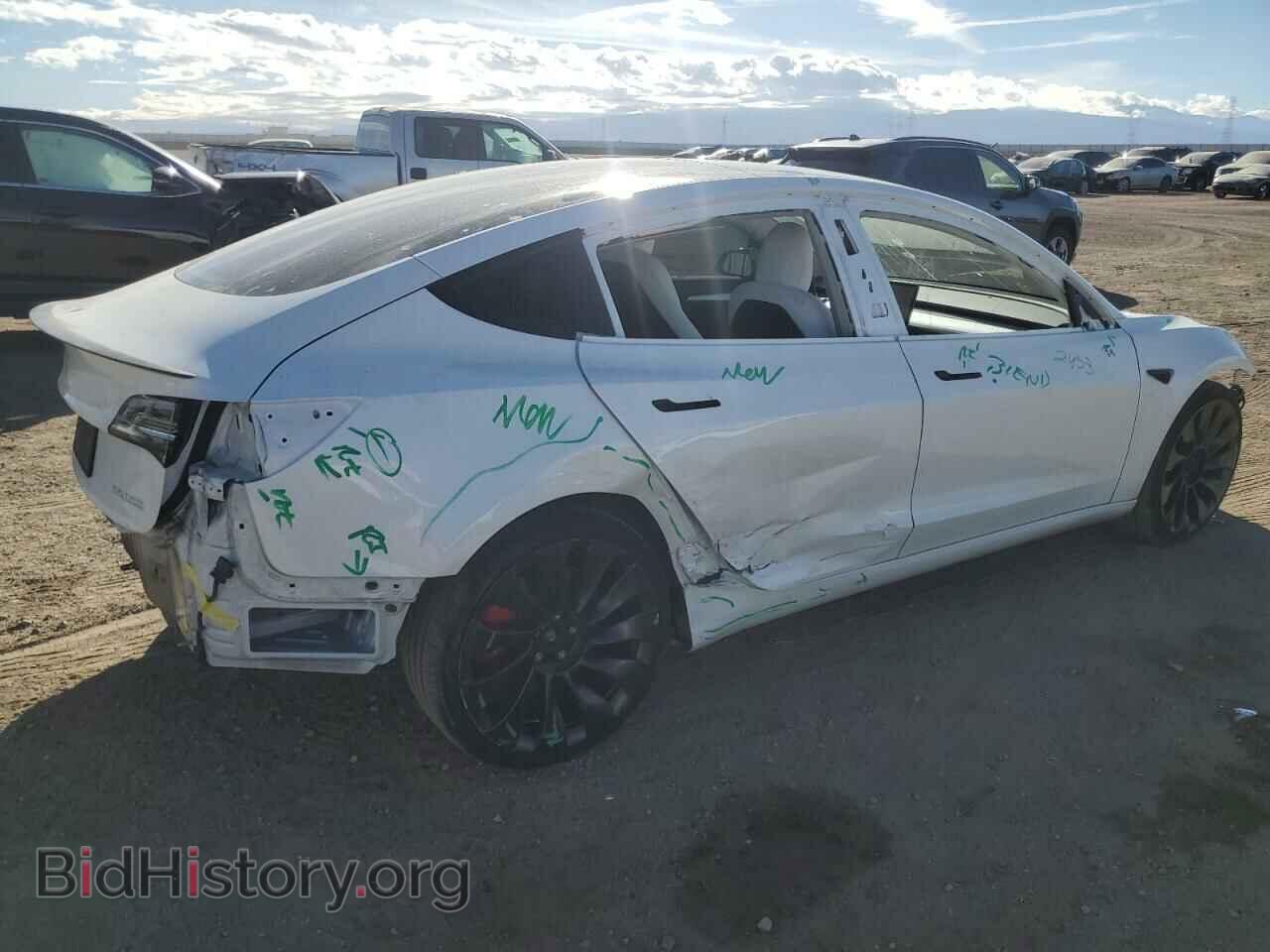 2022 TESLA MODEL 3 - VIN: 5YJ3E1EC9NF270019 - Фото 3