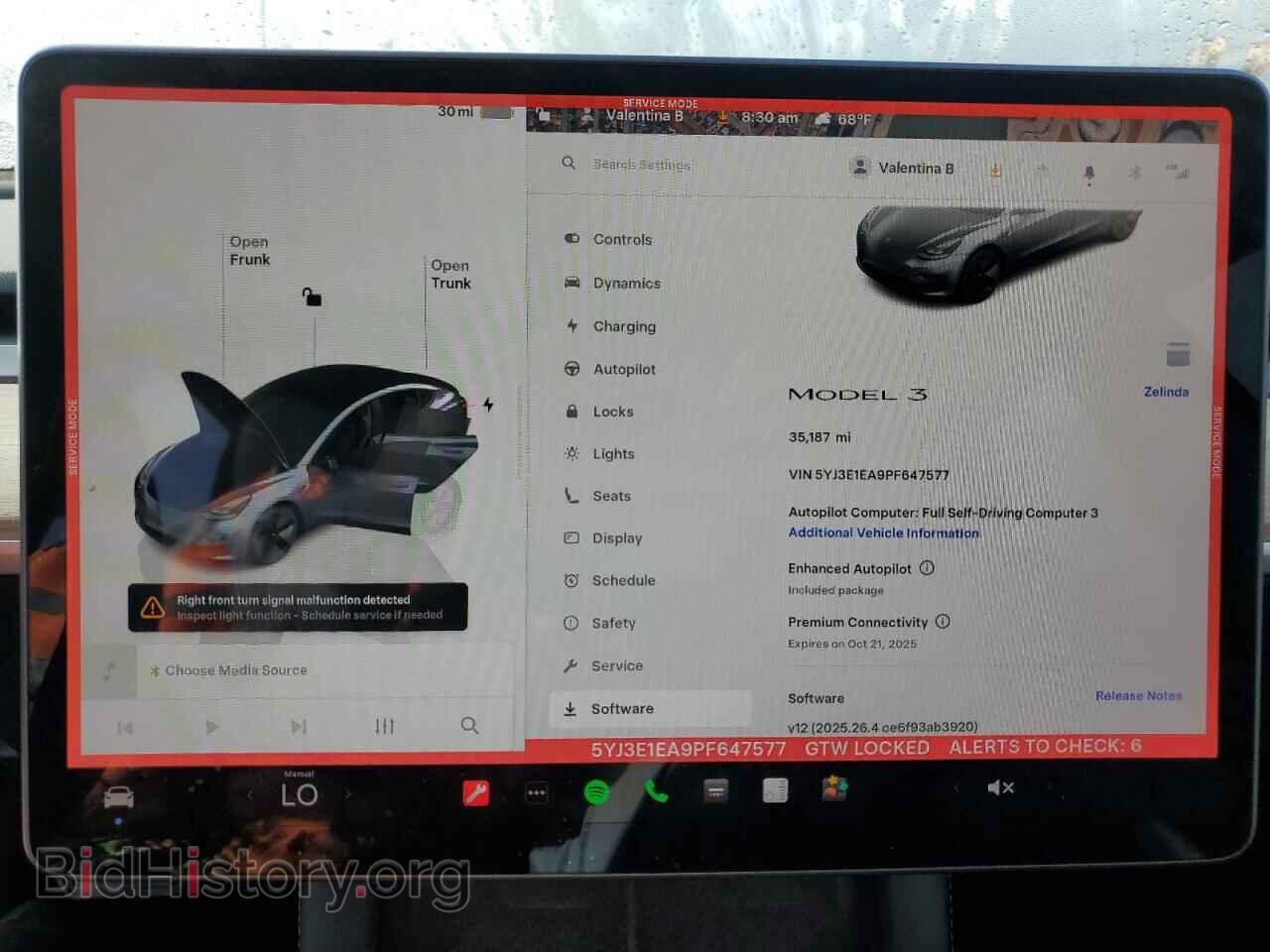 2023 TESLA MODEL 3 - VIN: 5YJ3E1EA9PF647577 - Фото 9