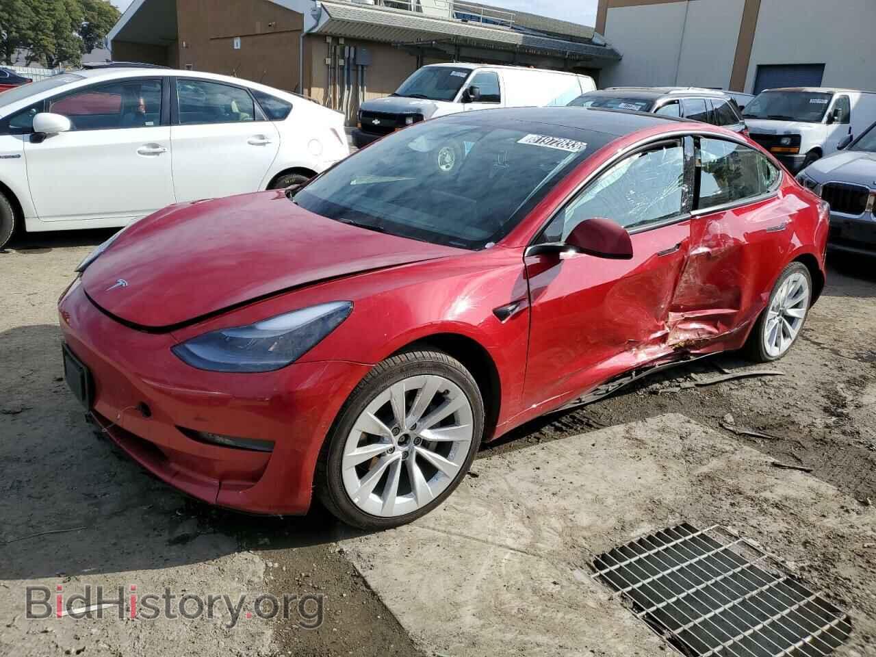 Фотография 5YJ3E1EB9NF305052 - TESLA MODEL 3 2022