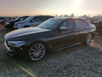 2019 BMW M5, черный — VIN WBAJB9C59KB288499, Copart