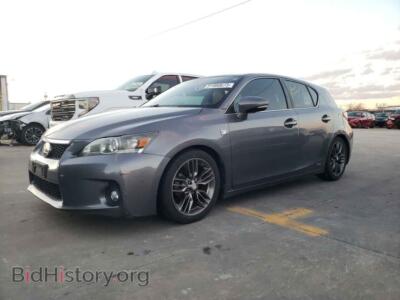 2012 Lexus CT 200 200, серый — VIN JTHKD5BH3C2068524, Copart