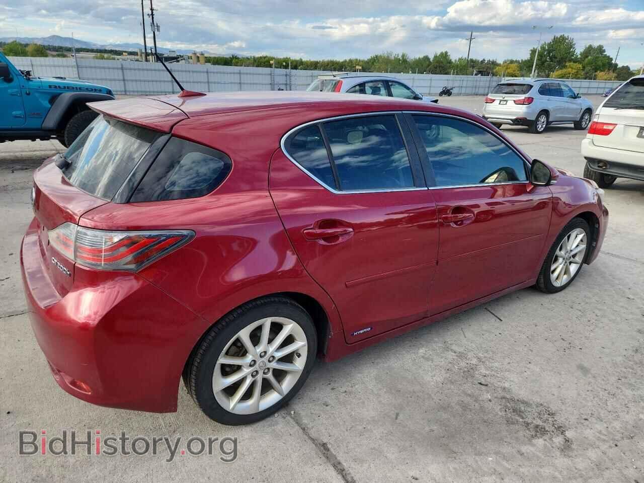 2012 LEXUS CT 200 - VIN: JTHKD5BH2C2089610 - Фото 3