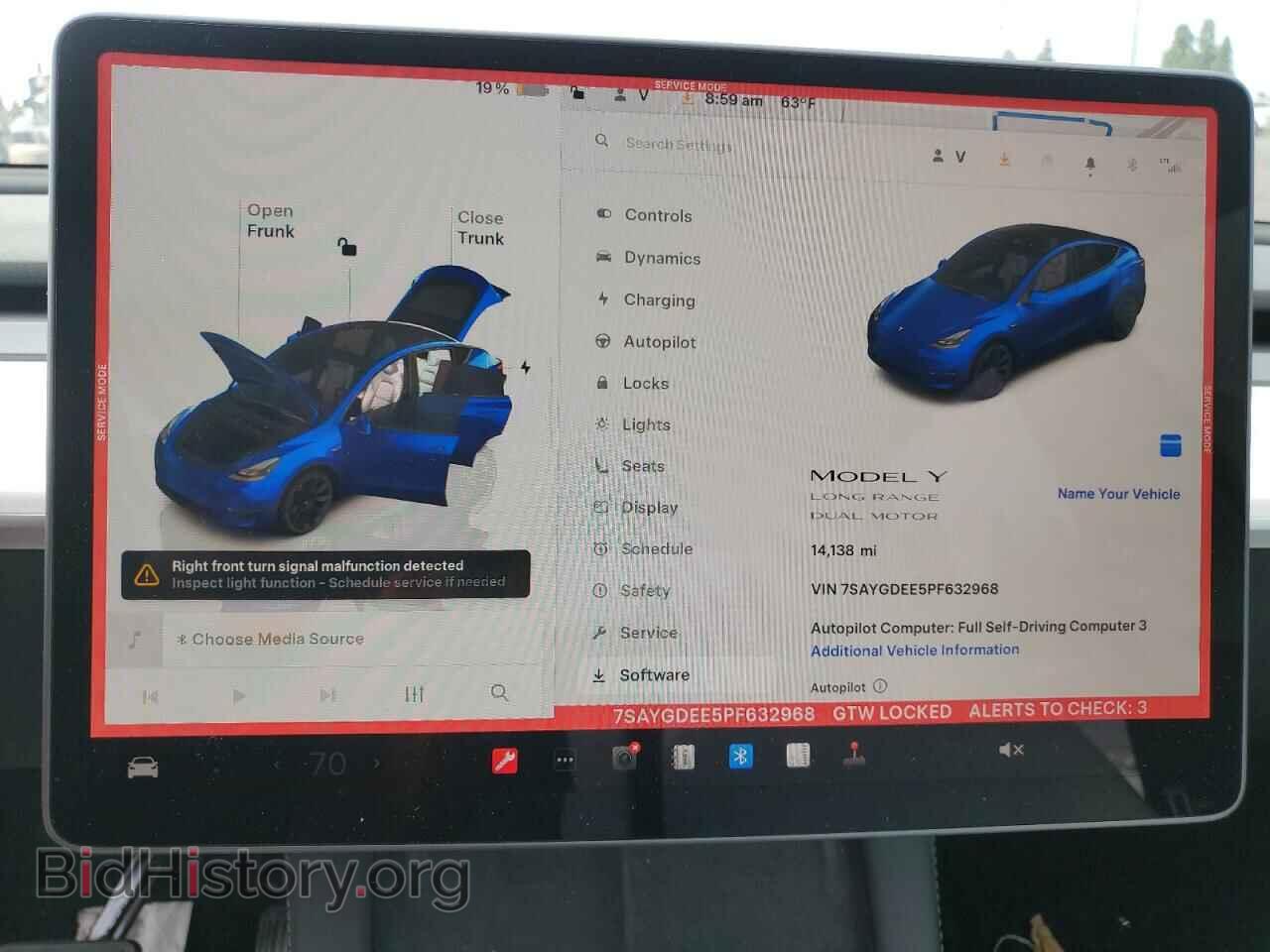 2023 TESLA MODEL Y - VIN: 7SAYGDEE5PF632968 - Фото 9