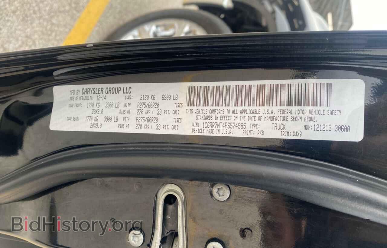 2015 RAM 1500 - VIN: 1C6RR7NT4FS574985 - Фото 10