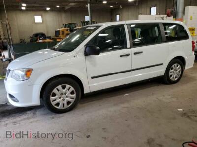 2014 Dodge CARAVAN SE, белый — VIN 2C4RDGBG9ER458986, Copart