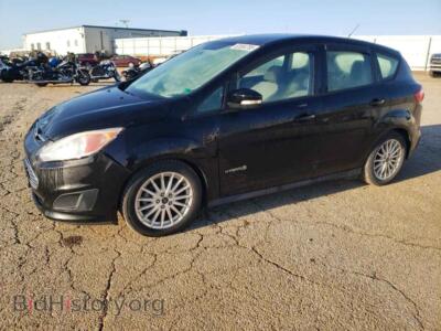 2016 Ford CMAX SE, black — VIN 1FADP5AU0GL107348, Copart