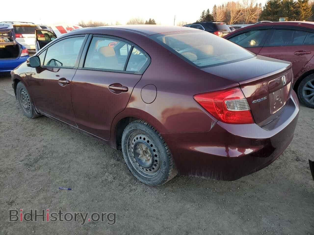 2012 HONDA CIVIC - VIN: 2HGFB2F57CH027992 - Фото 2
