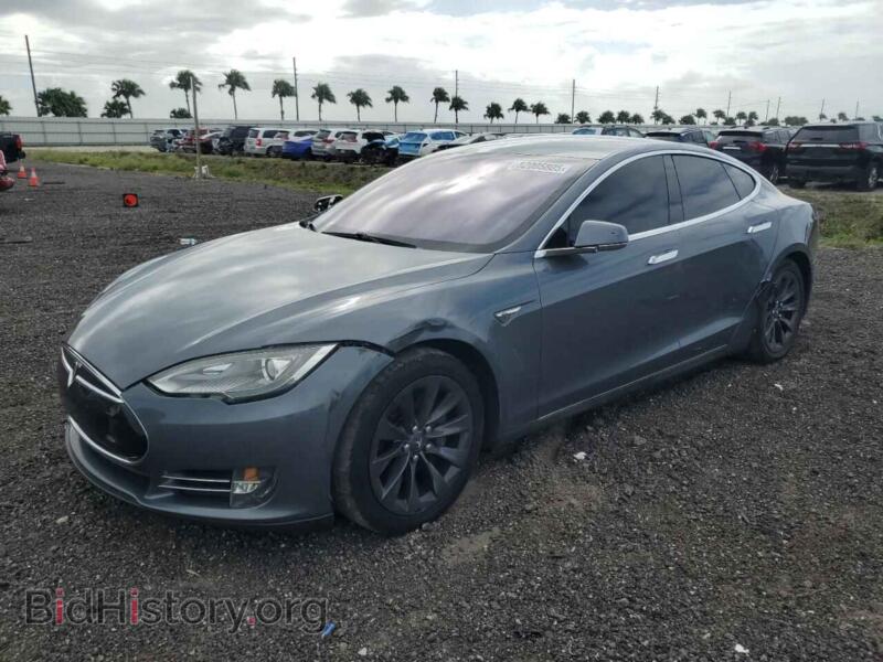 2013 Tesla MODEL S (VIN 5YJSA1DN1DFP25857) — фото 1 из 12, Copart, повреждение: передняя часть