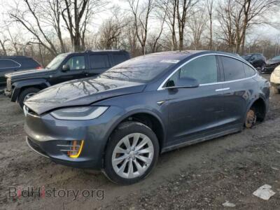 2017 Tesla MODEL X, gray — VIN 5YJXCAE2XHF077431, Copart