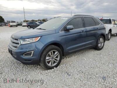 2018 Ford EDGE SEL, синий — VIN 2FMPK3J95JBB51189, Copart