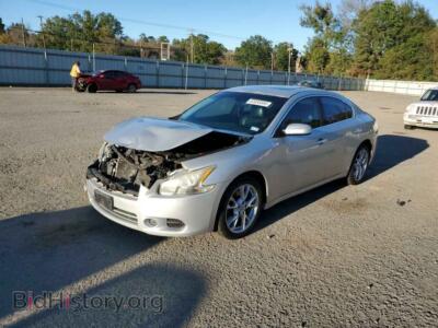 2012 Nissan MAXIMA S, silver — VIN 1N4AA5AP6CC809747, Copart