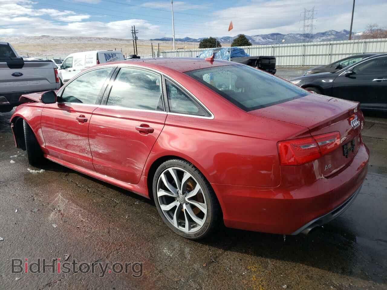 2013 AUDI A6 - VIN: WAUHGAFC2DN039264 - Фото 2