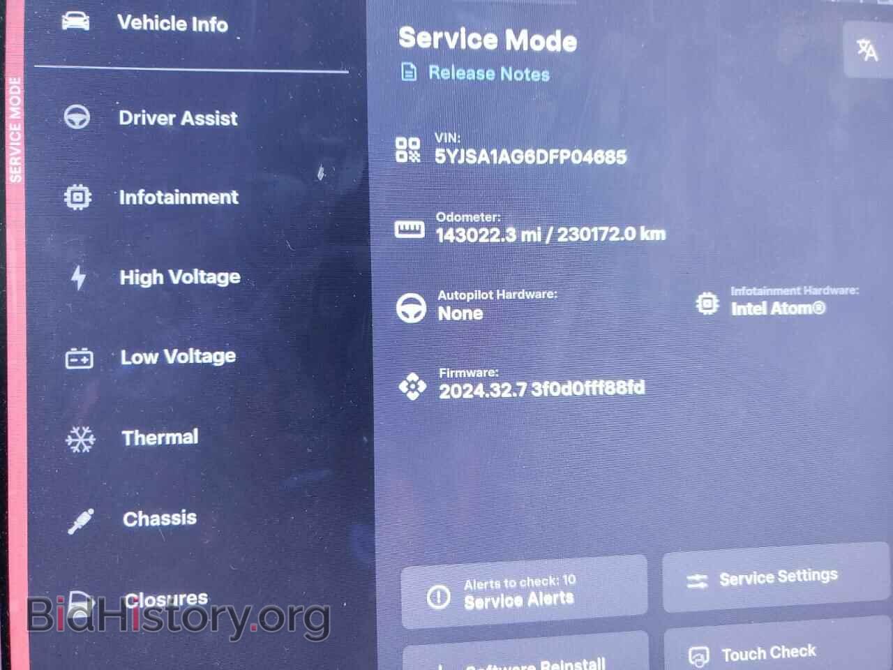2013 TESLA MODEL S - VIN: 5YJSA1AG6DFP04685 - Photo 9