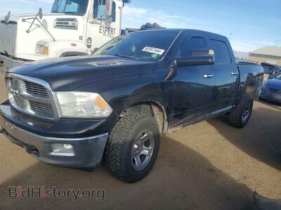 2012 Dodge RAM 1500 SLT, черный — VIN 1C6RD7LT7CS163349, Copart