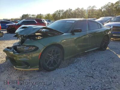 2022 Dodge CHARGER Charger R/, green — VIN 2C3CDXCT3NH235418, Copart