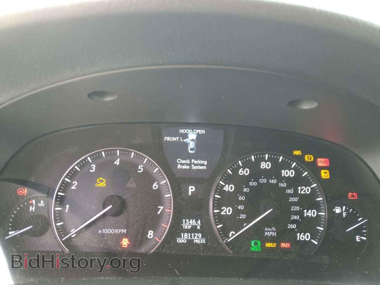 2010 LEXUS LS460 - VIN: JTHBL5EF8A5100215 - Фото 9