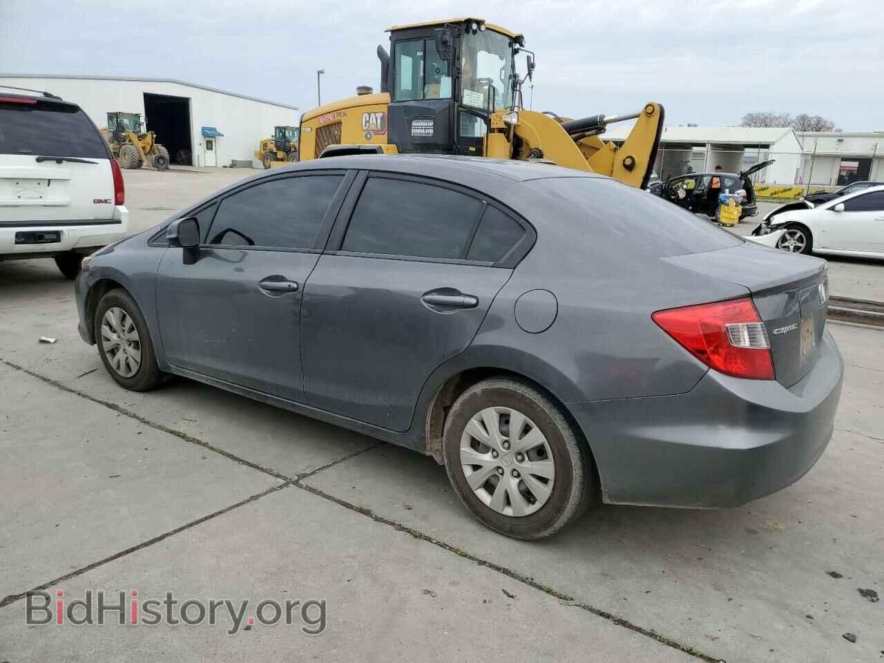 2012 HONDA CIVIC - VIN: 2HGFB2F57CH596616 - Фото 2