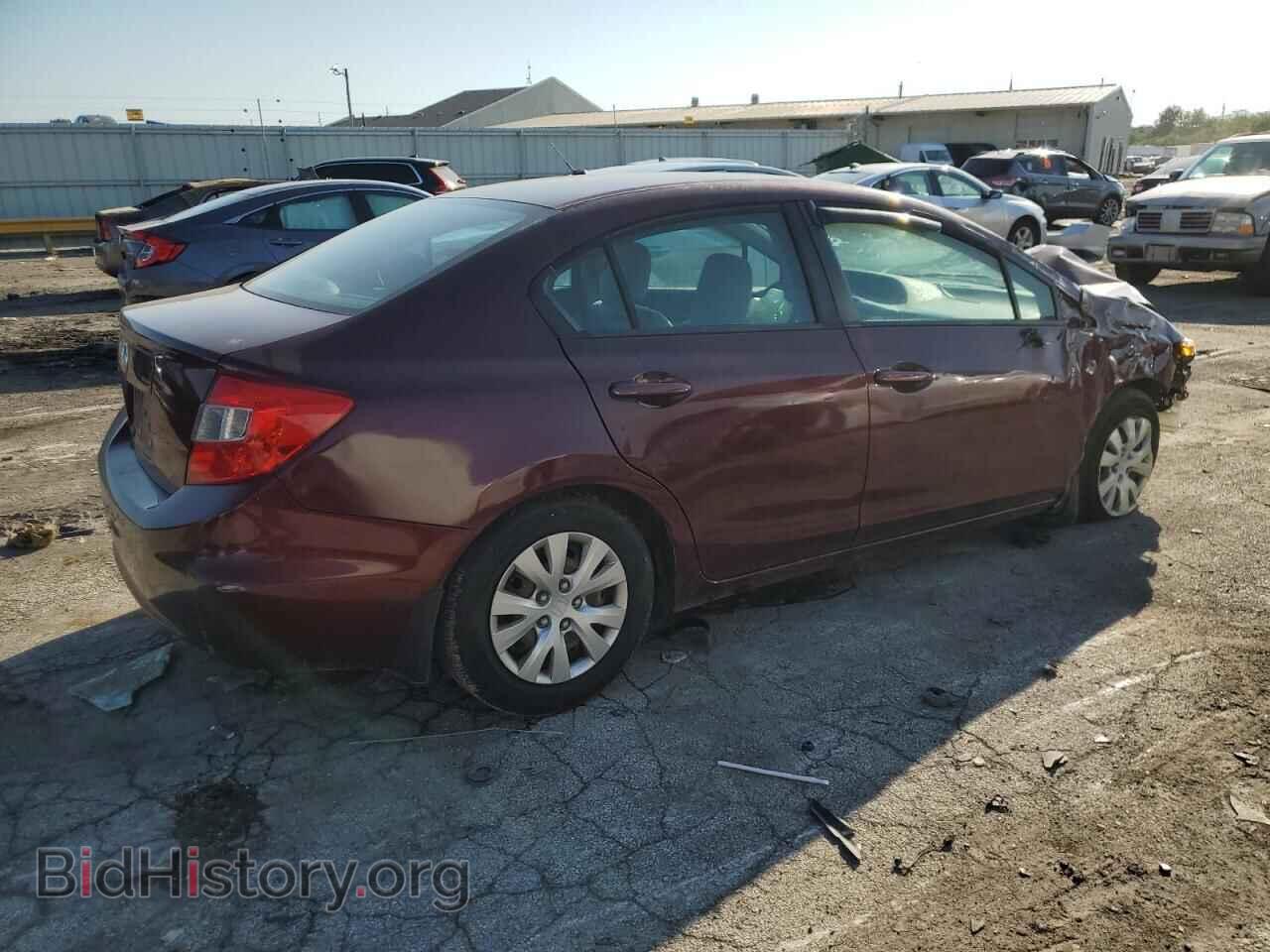 2012 HONDA CIVIC - VIN: 19XFB2F5XCE080406 - Фото 3