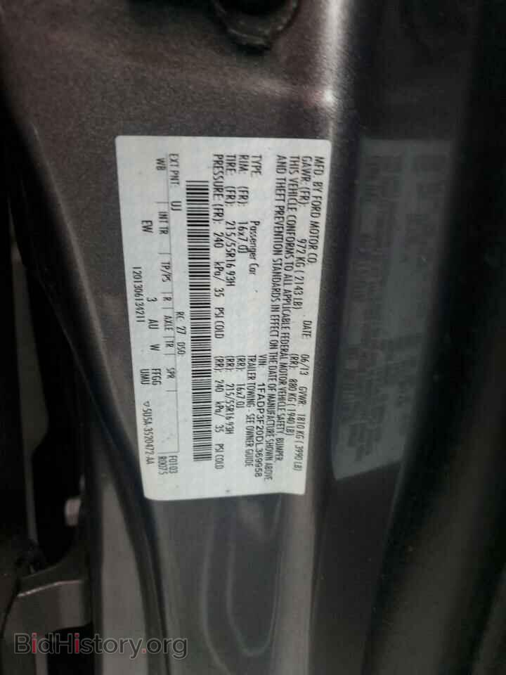 2013 FORD FOCUS - VIN: 1FADP3F20DL369958 - Photo 12