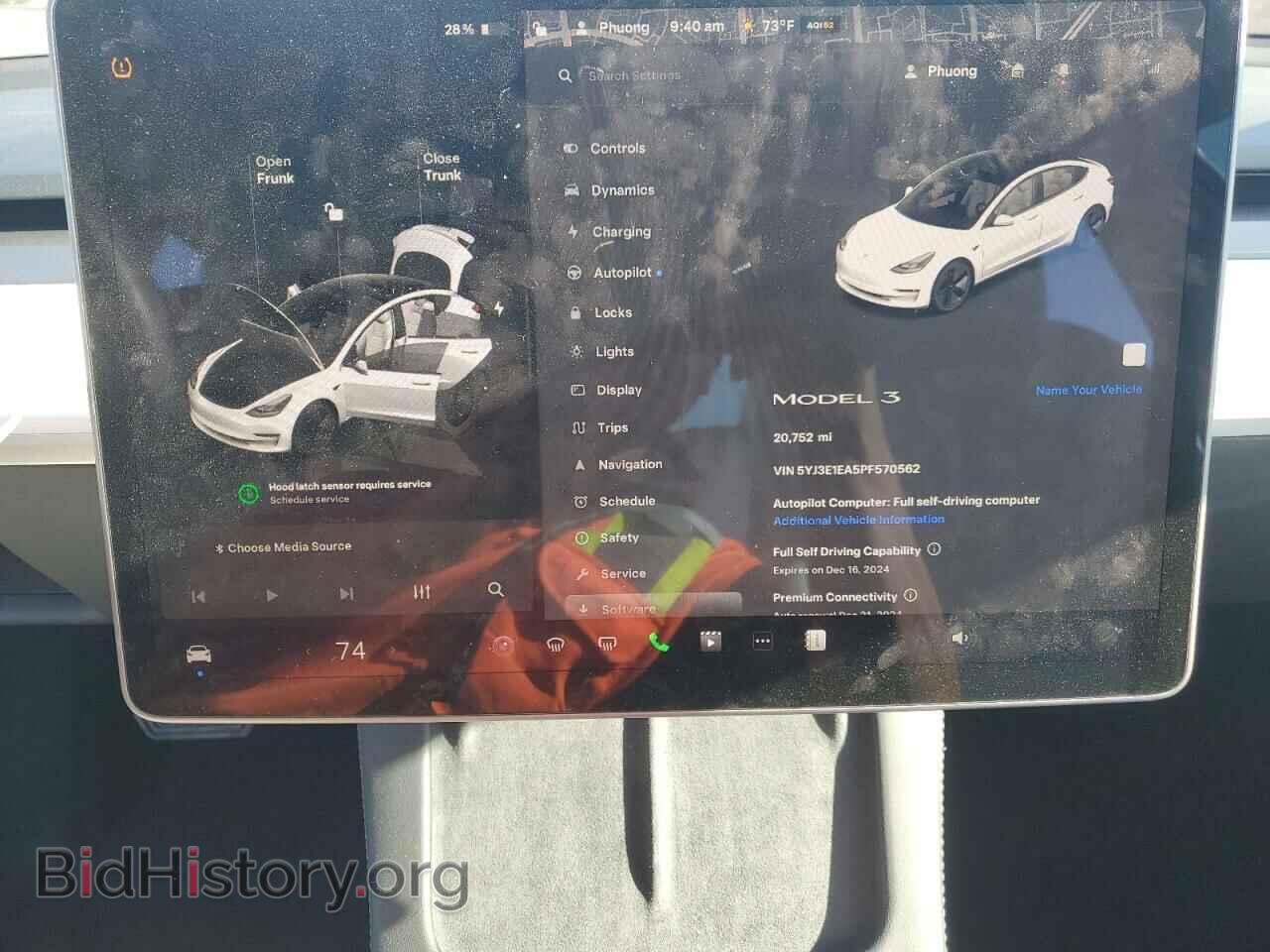 2023 TESLA MODEL 3 - VIN: 5YJ3E1EA5PF570562 - Фото 9