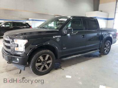 2017 Ford F-150 SUPERCREW, black — VIN 1FTEW1EP2HKC54616, Copart