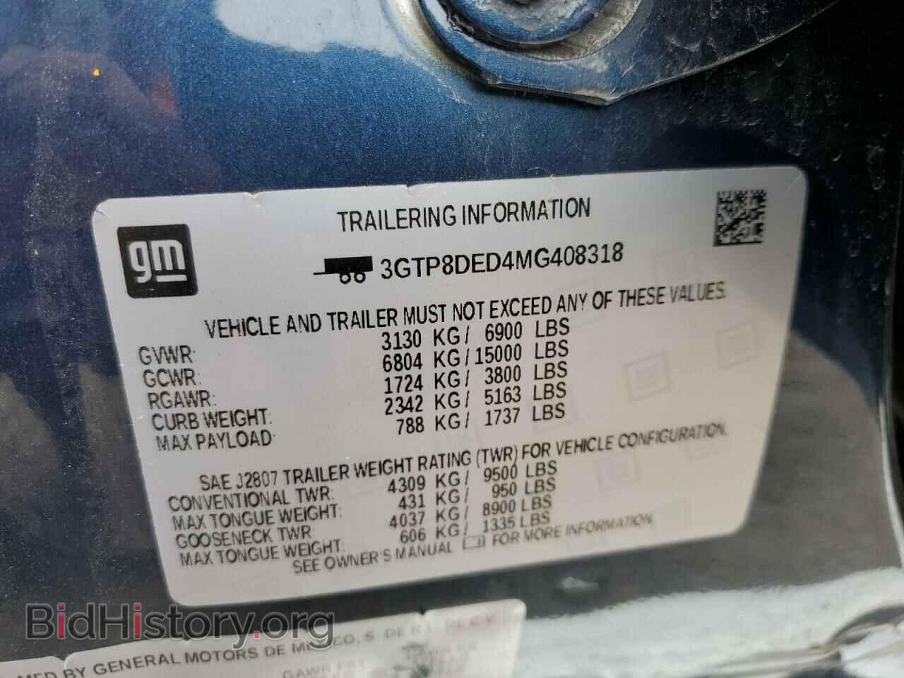 2021 GMC SIERRA - VIN: 3GTP8DED4MG408318 - Фото 12