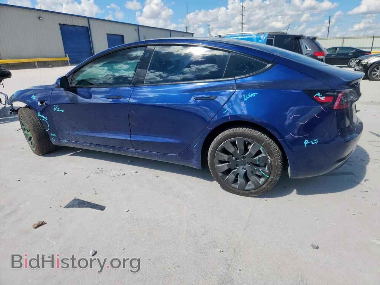 2022 TESLA MODEL 3 - VIN: 5YJ3E1EB3NF351847 - Фото 2