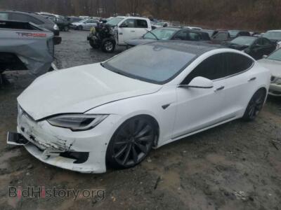 2016 Tesla MODEL S, белый — VIN 5YJSA1E14GF150427, Copart