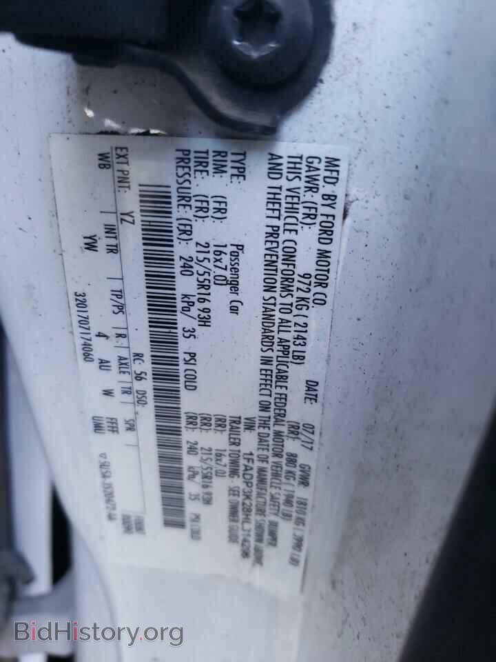 2017 FORD FOCUS - VIN: 1FADP3K28HL314296 - Фото 12