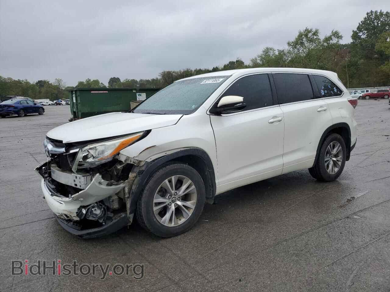 Photo 5TDBKRFH6GS297870 - TOYOTA HIGHLANDER 2016