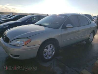 2007 Ford TAURUS SEL, beige — VIN 1FAFP56U97A156223, Copart