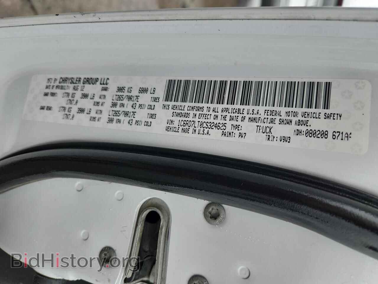 2012 DODGE RAM 1500 - VIN: 1C6RD7LT0CS324625 - Фото 13
