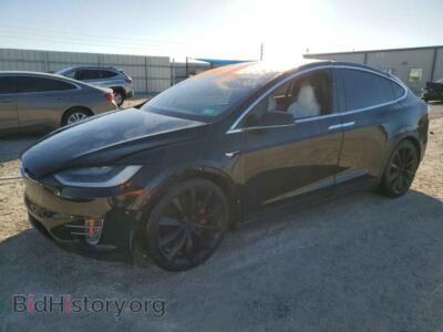 2019 Tesla MODEL X, black — VIN 5YJXCBE40KF155228, Copart
