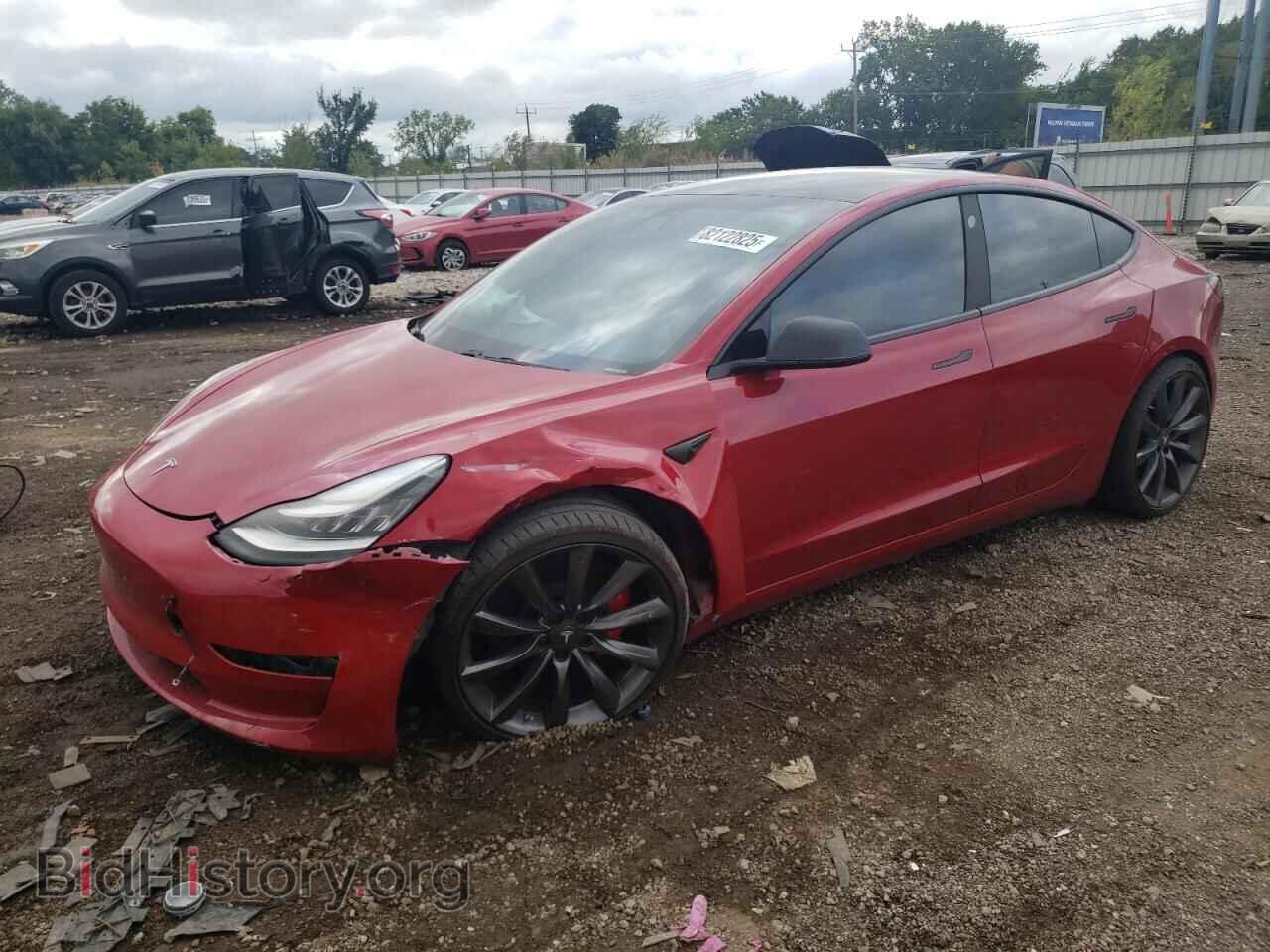 Фотография 5YJ3E1EB6KF393487 - TESLA MODEL 3 2019
